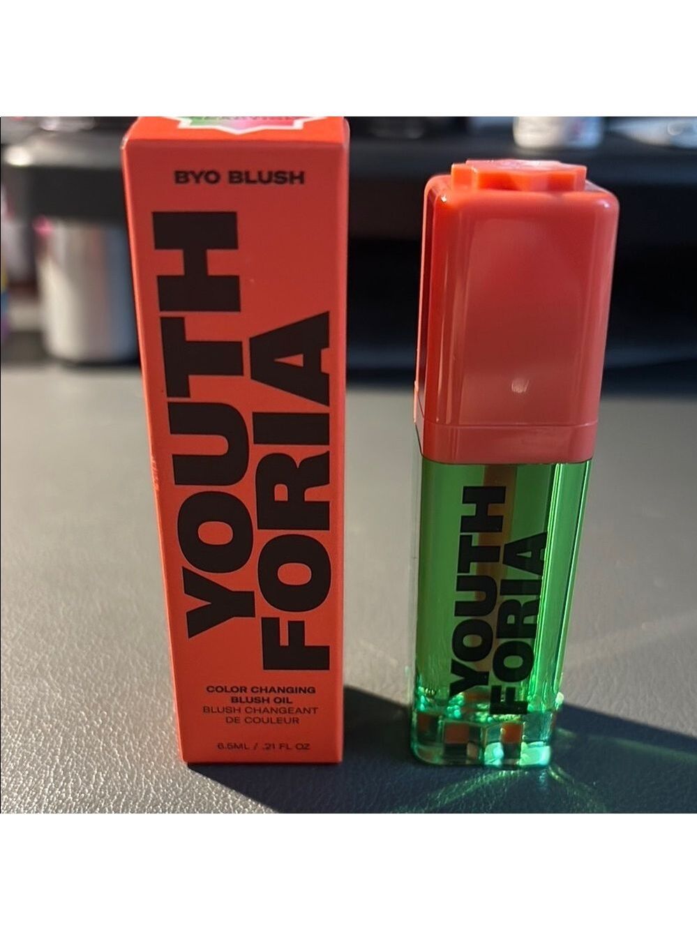 Youth Foria Color Changing Blush Oil Chemical Reaction NIB